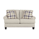 Meggett - Linen - Loveseat-Washburn's Home Furnishings