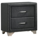 Melody - Nightstand - Grey-Washburn's Home Furnishings