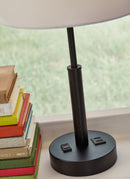 Merelton - Black - Metal Table Lamp (1/cn)-Washburn's Home Furnishings