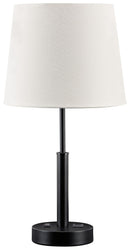 Merelton - Black - Metal Table Lamp (1/cn)-Washburn's Home Furnishings