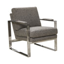 Meridian Metal Chair - Burlap-Washburn's Home Furnishings