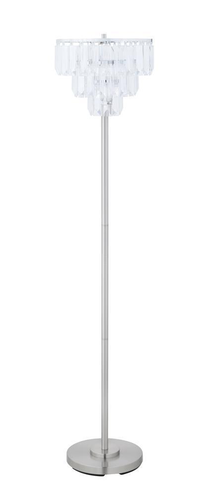 Metal Base Floor Lamp - White-Washburn's Home Furnishings