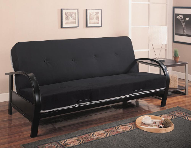 Metal Futon Frame - Black-Washburn's Home Furnishings