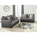 Millingar - Smoke - Loveseat-Washburn's Home Furnishings