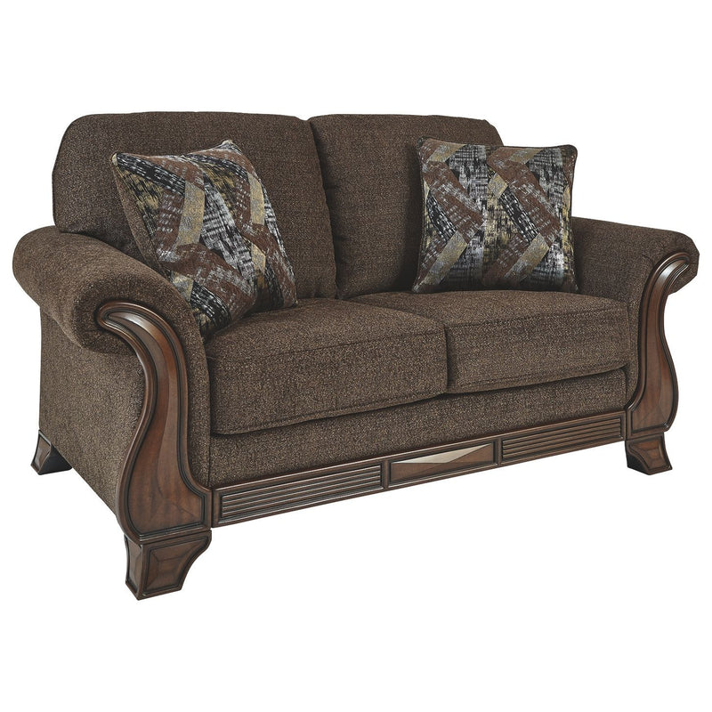 Miltonwood - Teak - Loveseat-Washburn's Home Furnishings