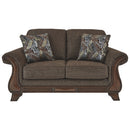 Miltonwood - Teak - Loveseat-Washburn's Home Furnishings