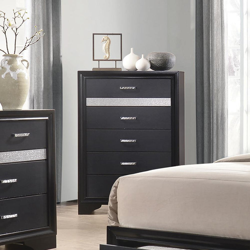 Miranda - Chest - Black-Washburn's Home Furnishings