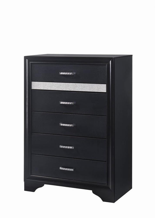 Miranda - Chest - Black-Washburn's Home Furnishings