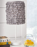 Mirette - Gray/white - Metal Table Lamp (1/cn)-Washburn's Home Furnishings