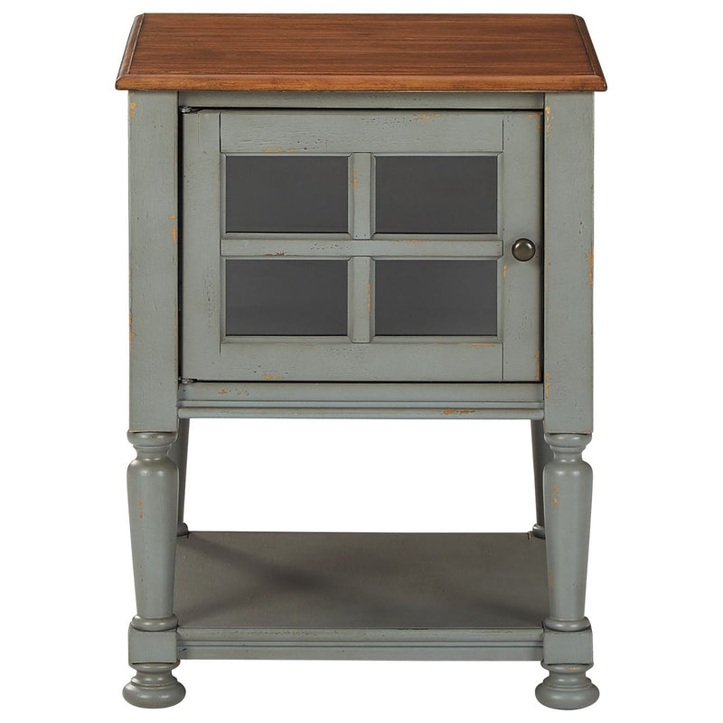 Mirimyn - Gray/brown - Accent Cabinet-Washburn's Home Furnishings