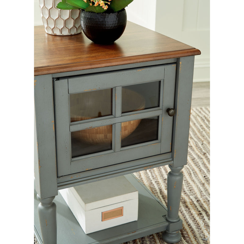 Mirimyn - Gray/brown - Accent Cabinet-Washburn's Home Furnishings