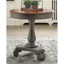 Mirimyn - Gray/brown - Accent Table-Washburn's Home Furnishings