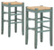 Mirimyn - Teal - Bar Height Bar Stool (set Of 2)-Washburn's Home Furnishings