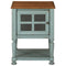 Mirimyn - Teal/brown - Accent Cabinet-Washburn's Home Furnishings