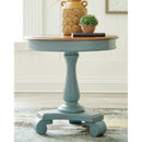 Mirimyn - Teal/brown - Accent Table-Washburn's Home Furnishings