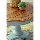 Mirimyn - Teal/brown - Accent Table-Washburn's Home Furnishings