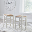 Mirimyn - White - Stool (2/cn)-Washburn's Home Furnishings