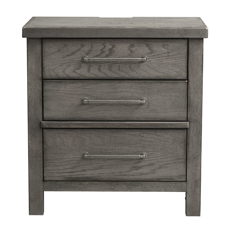 Modern Farmhouse - 3 Drawer Night Stand-Washburn's Home Furnishings