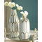 Mohsen - Gold Finish/white - Vase Set (2/cn)-Washburn's Home Furnishings