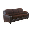 Monika - Stationary Sofa - Brown-Washburn's Home Furnishings