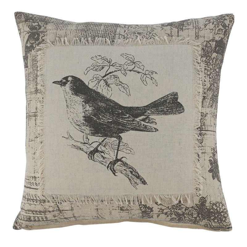 Monissa - Natural/charcoal - Pillow (4/cs)-Washburn's Home Furnishings