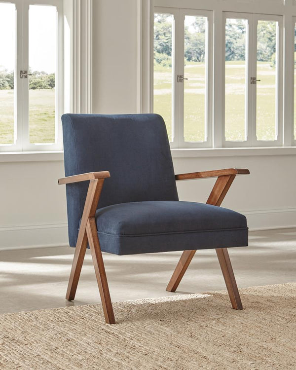 Monrovia - Accent Chair - Blue-Washburn's Home Furnishings