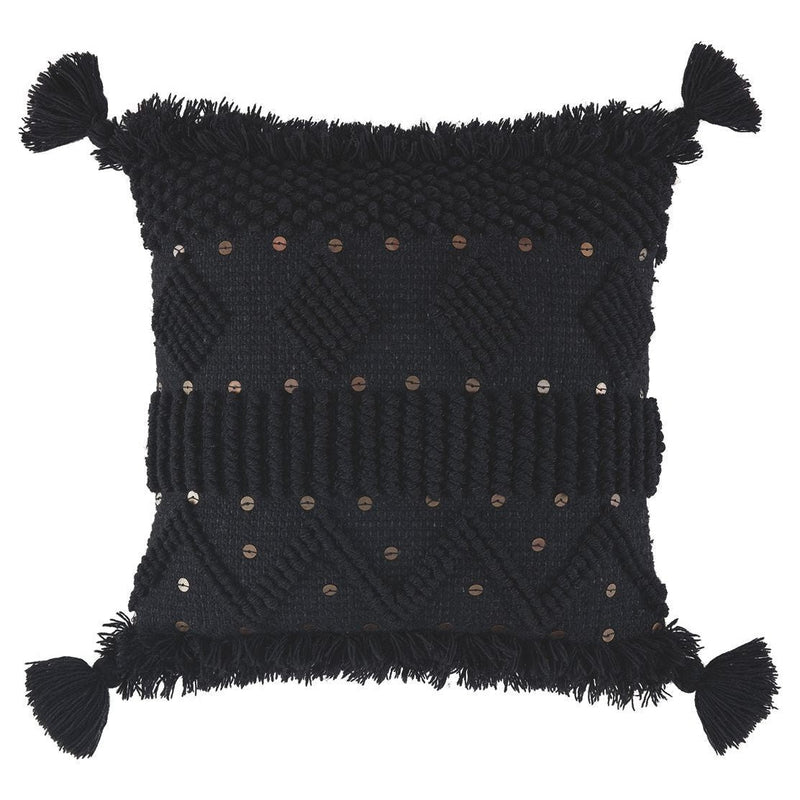 Mordechai - Black - Pillow (4/cs)-Washburn's Home Furnishings