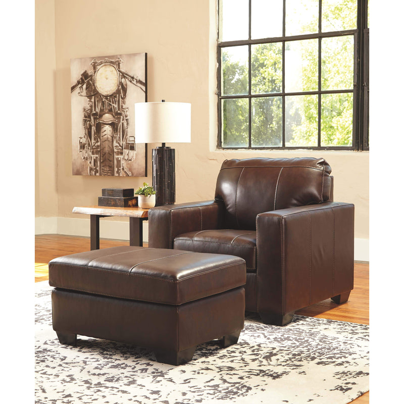 Morelos - Chocolate - 2 Pc. - Chair With Ottoman-Washburn's Home Furnishings