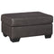 Morelos - Gray - Ottoman-Washburn's Home Furnishings