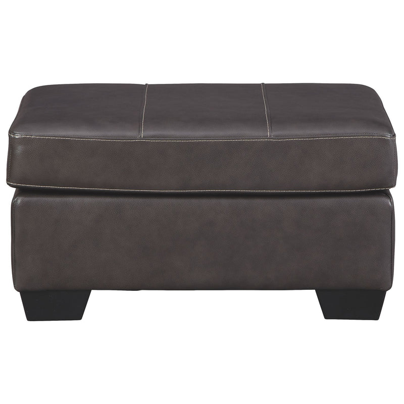 Morelos - Gray - Ottoman-Washburn's Home Furnishings