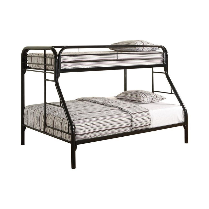 Morgan - Twin Over Full Bunk Bed - Black-Washburn's Home Furnishings