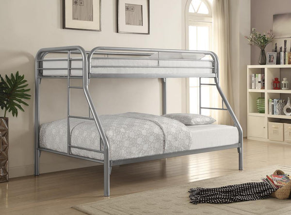 Morgan - Twin Over Full Bunk Bed Silver-Washburn's Home Furnishings