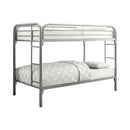 Morgan - Twin Over Twin Bunk Bed Silver-Washburn's Home Furnishings