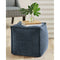 Moriah - Navy - Pouf-Washburn's Home Furnishings