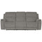 Mouttrie - Smoke - Pwr Rec Sofa With Adj Headrest-Washburn's Home Furnishings