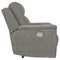 Mouttrie - Smoke - Pwr Recliner/adj Headrest-Washburn's Home Furnishings