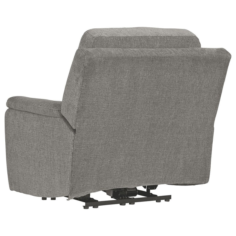 Mouttrie - Smoke - Pwr Recliner/adj Headrest-Washburn's Home Furnishings