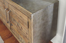 Mozanburg - Rustic Brown - Extra Large Tv Stand-Washburn's Home Furnishings