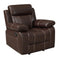 Myleene - Pillow Top Arm Glider Recliner - Brown-Washburn's Home Furnishings