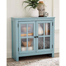 Nalinwood - Teal - Accent Cabinet-Washburn's Home Furnishings