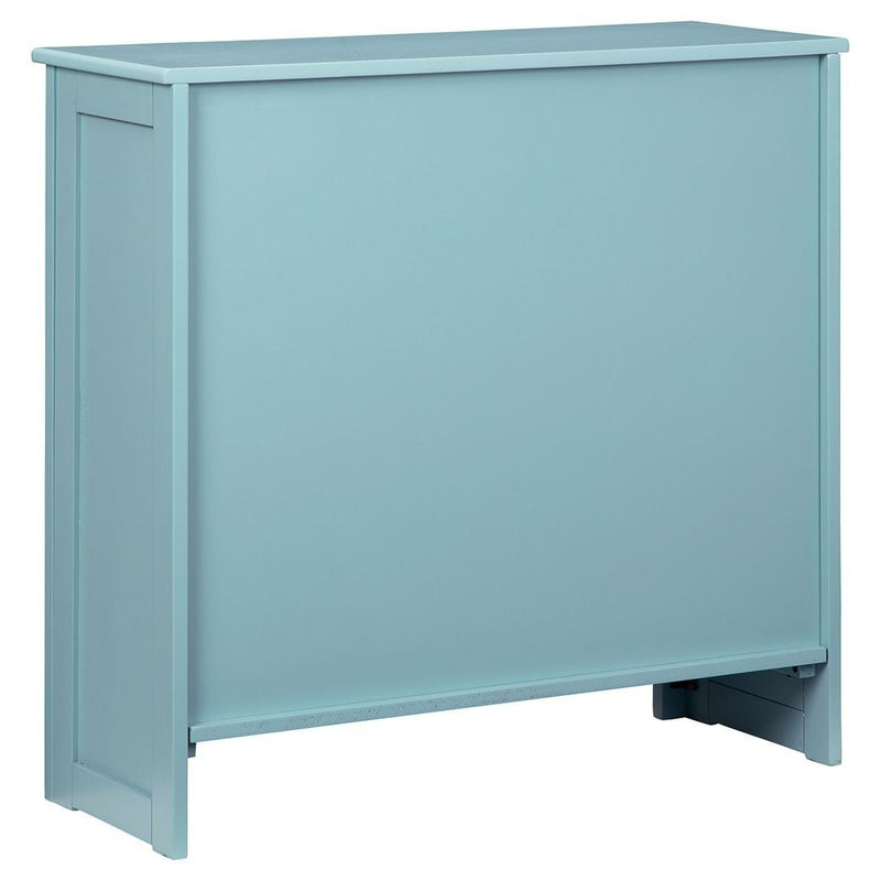 Nalinwood - Teal - Accent Cabinet-Washburn's Home Furnishings