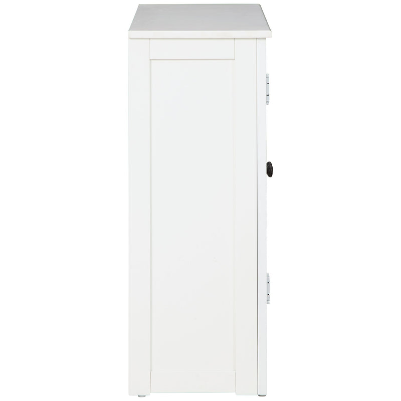 Nalinwood - White - Accent Cabinet-Washburn's Home Furnishings