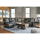 Nantahala - Slate - Left Arm Facing Chaise 7 Pc Sectional-Washburn's Home Furnishings