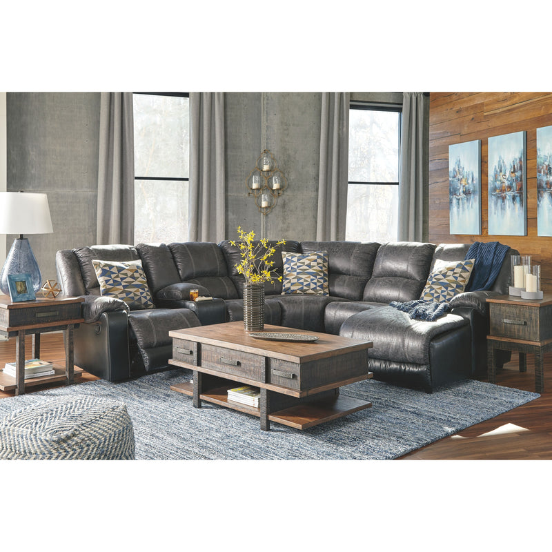 Nantahala - Slate - Left Arm Facing Recliner 6 Pc Sectional-Washburn's Home Furnishings