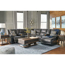 Nantahala - Slate - Left Arm Facing Recliner 7 Pc Sectional-Washburn's Home Furnishings