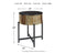 Nashbryn - Gray/brown - Round End Table-Washburn's Home Furnishings