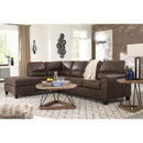 Navi - Chestnut - Left Arm Facing Chaise 2 Pc Sectional-Washburn's Home Furnishings