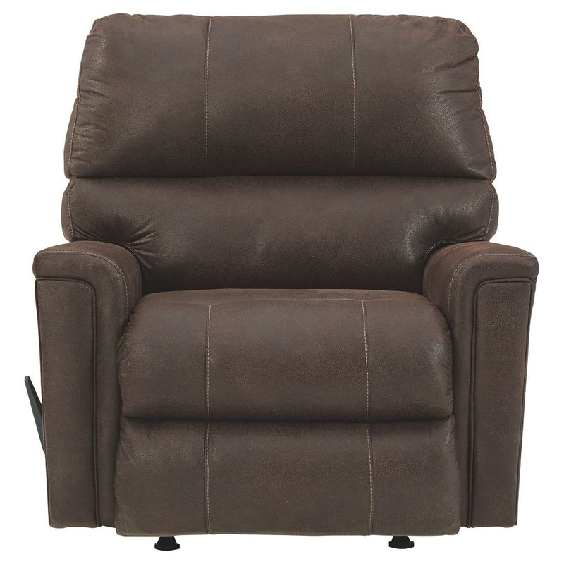 Navi - Chestnut - Rocker Recliner-Washburn's Home Furnishings