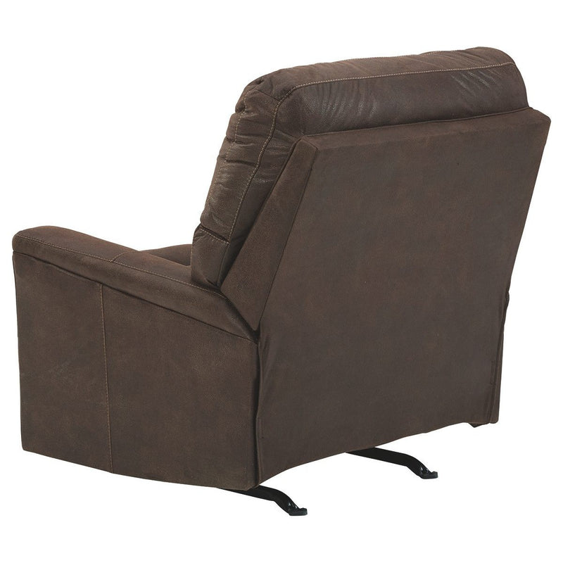 Navi - Chestnut - Rocker Recliner-Washburn's Home Furnishings