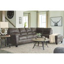 Navi - Smoke - Left Arm Facing Sofa 2 Pc Sectional-Washburn's Home Furnishings